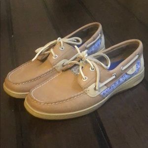 Never worn Sperry Topsiders with sequin design